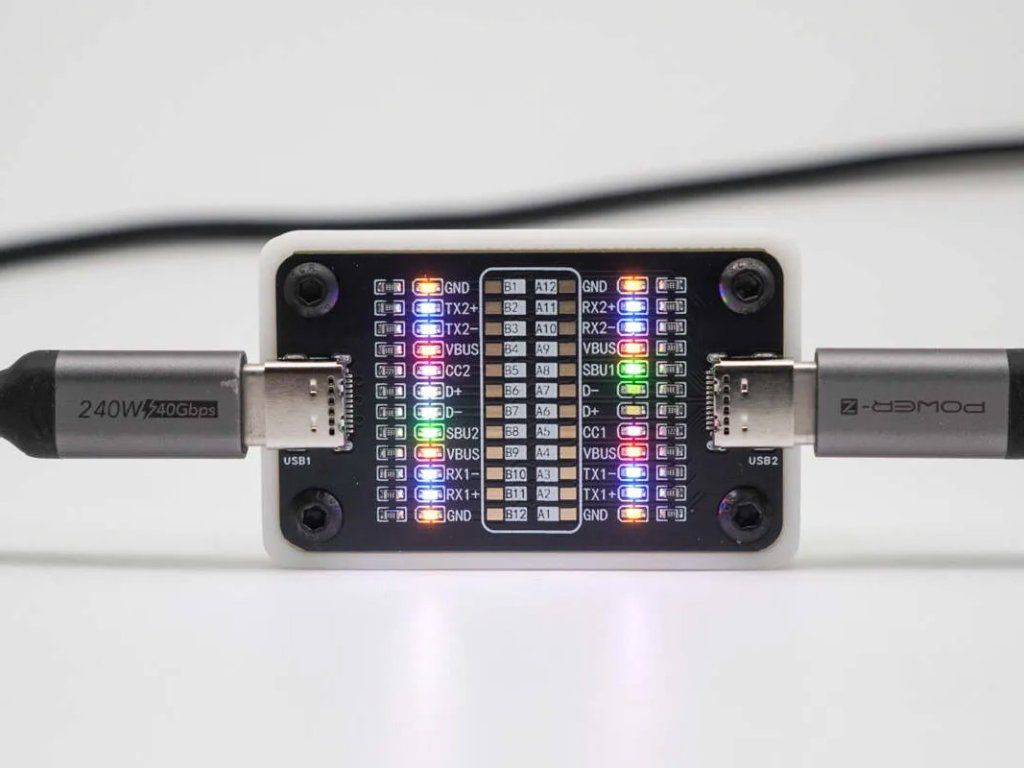 ChargerLAB POWER-Z CT001 - test kabelu USB-C na USB-C